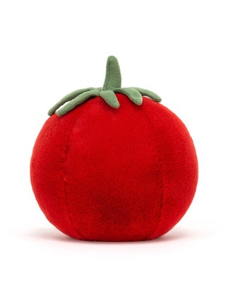 Amuseable Tomato Plush Toy – Sitting Height 9 cm Super Soft Tomato Soft Toy for Nursery Decor, Gifts, and Collectors - view 3